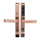 Lock Mini Slim Fingerprint Code Card Lock For Hotel Wooden Door