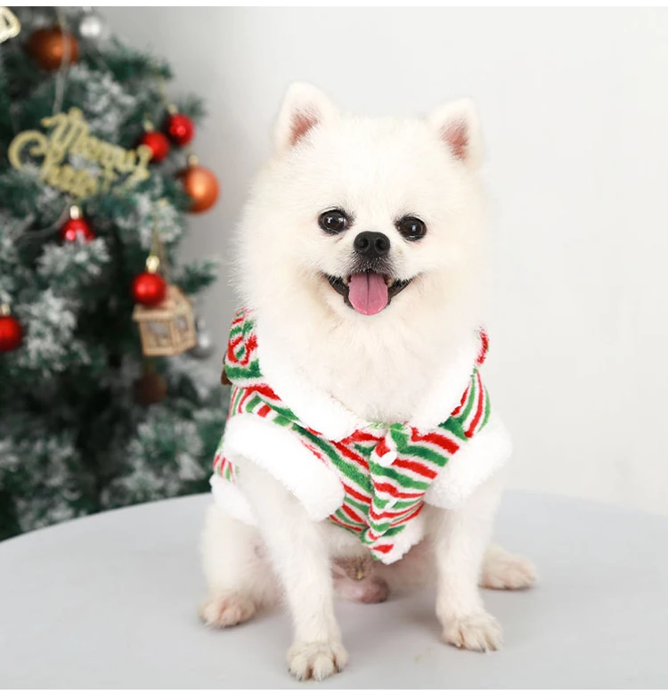 2023 New Winter Pet Christmas Coats Cat And Dog Clothes Cheap Price Supplier Selling Pet Clothes