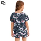 Summer Clothes For Children's Summer Clothes Cotton Short Sleeves Sleepwear For Girls Kids Home Pajamas Set