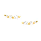 Crystal Silver Silver Piercing Silver 925 Gemnel Wholesale Piercings Stud 3 Crystal 925 Silver Statement Earrings 2021