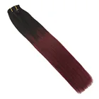 Hair Extensions Wholesale Ombre Color 1B/99J Brazilian Remy Human Hair Cheap Clip In Hair Extensions