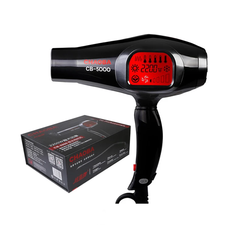 Chaoba High-quality 2200w High-end Touch Screen Control Hairdryer Suitable  For Travel And Professional Hair Salons - Buy Professional High Power Hair  Dryer With Over,Chaoba Hair Dryer,Wholesale Hair Dryer With High Quality  Product