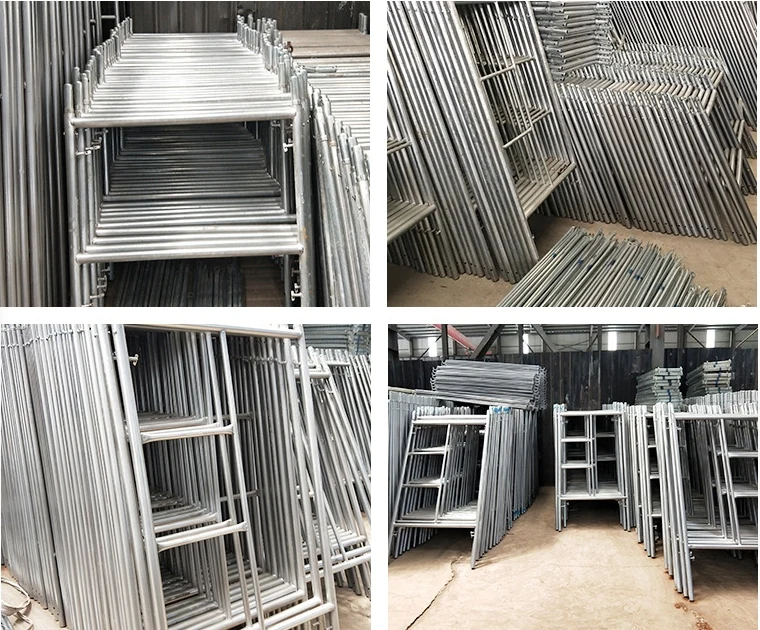 1.7m/1.9m Height Door Frame Mobile Walk Through Ladders H Frame Scaffold