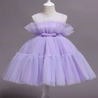 Dresses Girl Flower Evening Kids Princess Dresses For Girl Flower Elegant Evening Party Gown Tulle