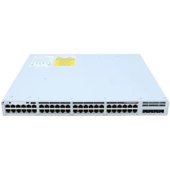 New Original 48 Ports Switch 48 9300 48 Port Gigabit 4X10G Uplinks Network Switch with Stackable SNMP Function C9300L-48T-4X-A