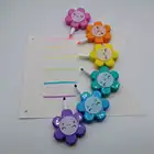 Colors Pen Pen Pen Pen Chisel Tip Flower Shape 6 Colors Mini Highlighters Marker Pen For Kids