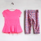 Clothes Summer Kids Girls Clothes 2 Piece Set Summer Short Sleeve Top And Pants