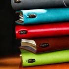 Notebook Colorful Leather Notebook Planner 2022 Handmade Note Pad Custom Logo Notebook Travel Book