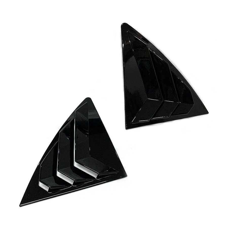 product rear side window louver abs glossy black side air vent scoop shade for toyota corolla 2007 2013 2008 2009 2010 2011 2012-6