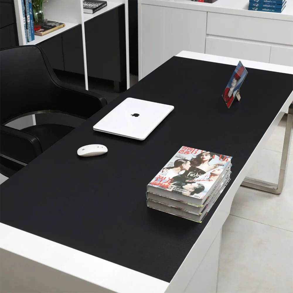 HX Office Writing  Large Desk Mat 2 Sides Durable PU Anti-slip Desk Pads Big Mouse Pad