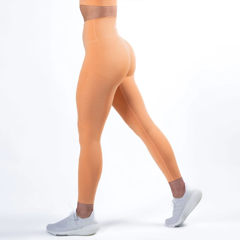 2023 custom women gym yoga leggings buttock lifting sports pants seamless yoga pants