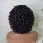 Hair Wig Hot Beauty Double Drawn Pixie Curl Natural Hair Wig Brazilian Hair Extension Virgin Human Hair Short Wig
