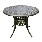 Table Cast Aluminum Table Brand New Commercial Balcony Furniture Set Cast Aluminum Table With High Quality