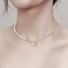 Jewelry Fashion Temperament Pearl Butterfly Necklace Jewelry 2021 New Summer Design Clavicle Chain