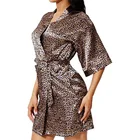 Pajamas Pajamas Satin Pajamas Fashion Women Solid Sex Satin Pajamas