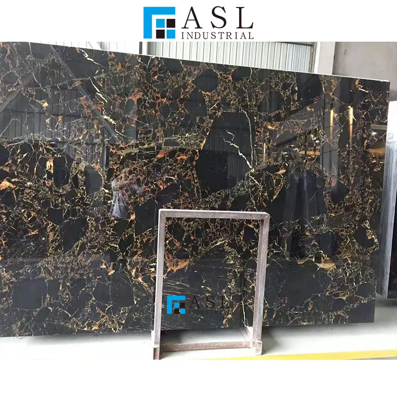 Athens portoro/porto black marble with gold/golden vein marble flooring tile wall cladding glossy black gold marble tiles