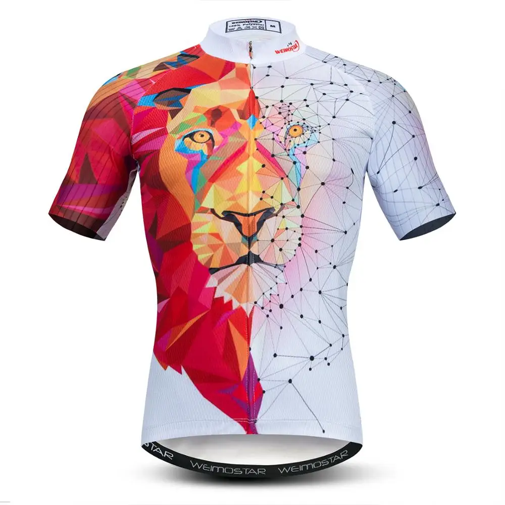Mens Bike Cycling Jersey Short Sleeve Tops Bicycle Shirt MTB Road Bike Clothing