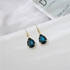 Rhinestone Earrings High Quality Gem Gold-plated Rhinestone Large Round Crystal Diamond Earrings