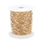 Gold Earrings XuQian Stainless Steel Gold Plated Jewelry Chain For DIY Necklace Earrings Making