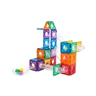 Educational Education MNTL New BPA Free Magnet Tile Marble Run Magnetic Blocks Educational Kids Games Education Toy