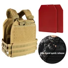 Vest Tactical Vest OEM Tactical Military Vest Police Airsoft Laser Cut Combat Assault Plate Carrier Weight Vest