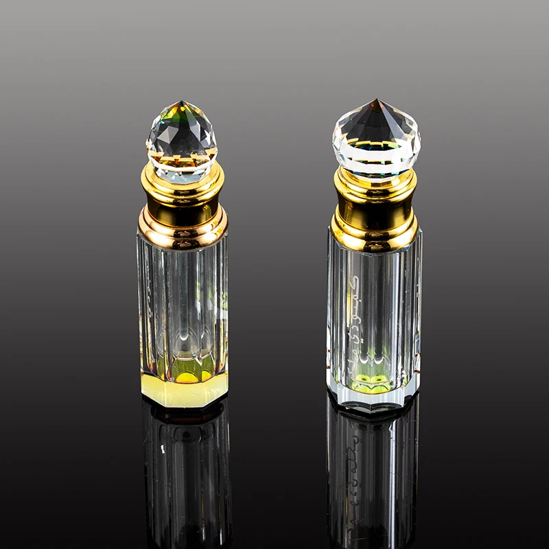 product cheap wholesale replaceable bottle cap customizable glass empty bottle 3ml small convenient crystal perfume bottle-8