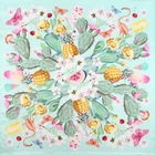 Scarf 64cm*64cm Luxury Hand Hemming 100% Silk Scarves Custom Made Digital Print Silk Scarf