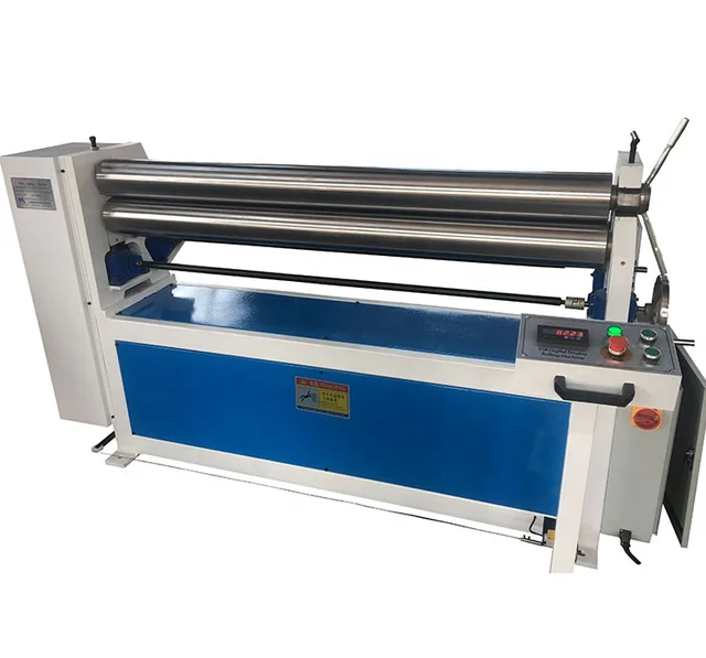 Metform 3-roll electric asymmetric type rolling machine light and medium gauge sheet metal bending rolls machine with best price