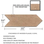 Wood Beach Arrow Wooden Sign Wood Wall Plaque Beach Seaside Road Guide Beach Decor