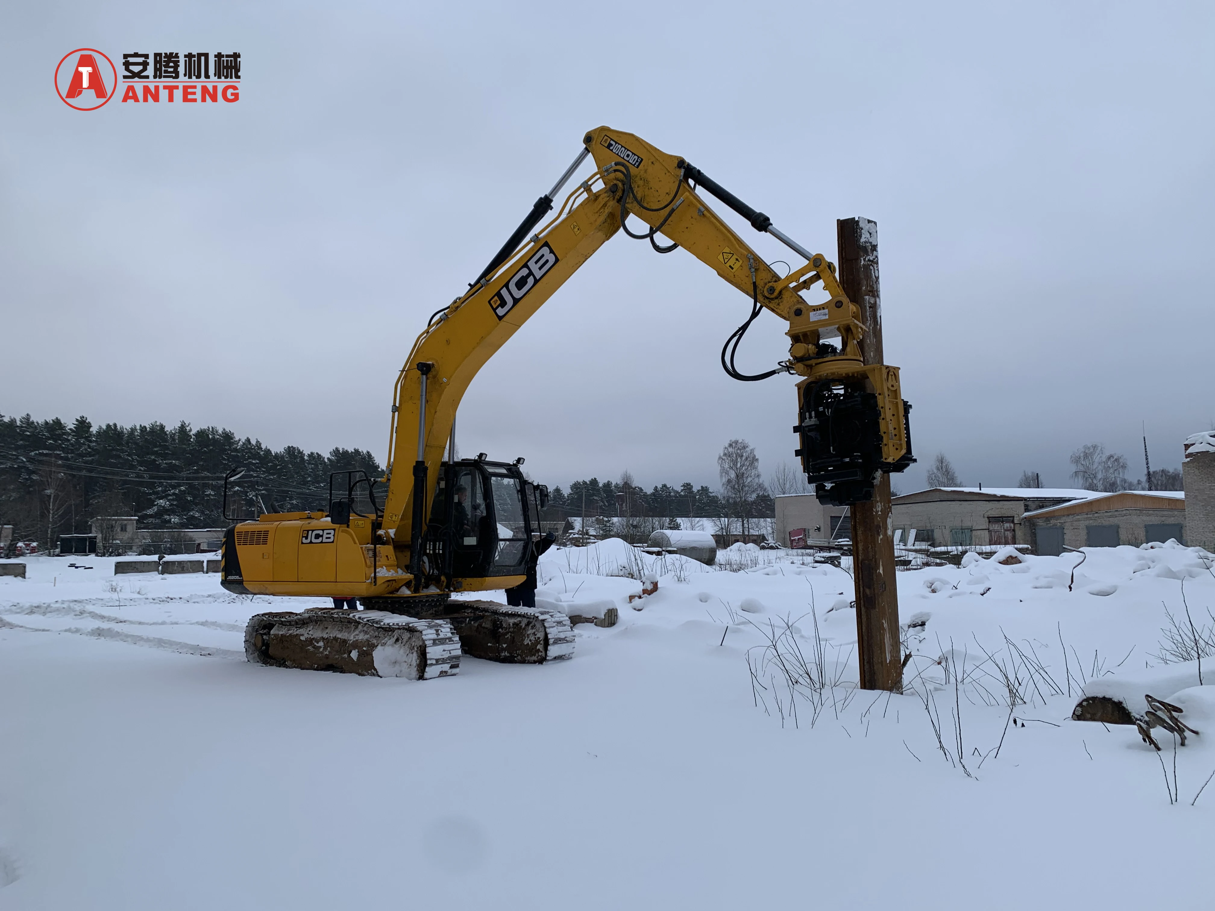 The Factory Side Grip Vibro Hammer Excavator Mounted Pile Driver for 25-32ton Excavator supplier