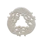 Antique Jade Factory High Quality Color Brilliant Antique Chinese Carved Jade Handmade Pieces