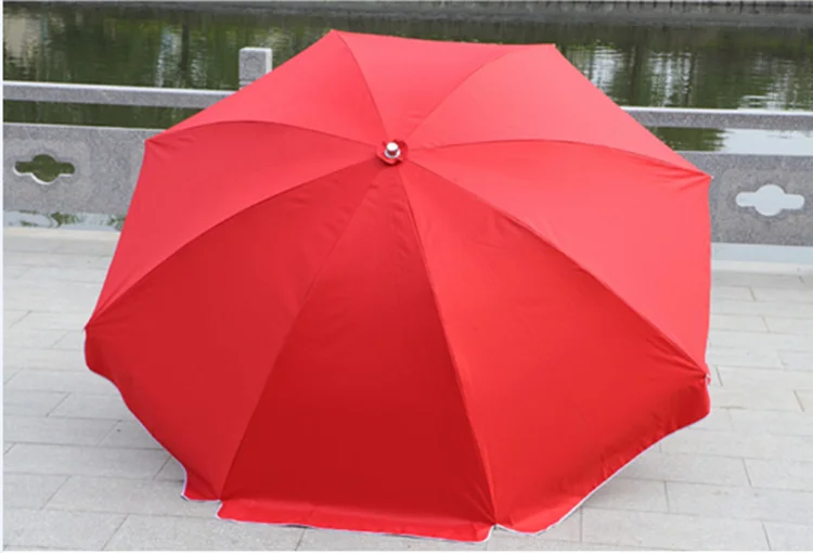 户外定制标志可调沙滩促销遮阳伞防风遮阳伞露台手提伞