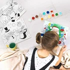 AUREUO Merry Christmas Creativity DIY Paint Kids Crafts Arts Set Painting Kids Kit Painting