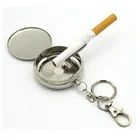 Pocket Ashtray Pocket Modern Cheap Stainless Steel Circular Keychain Pocket Portable Ashtray