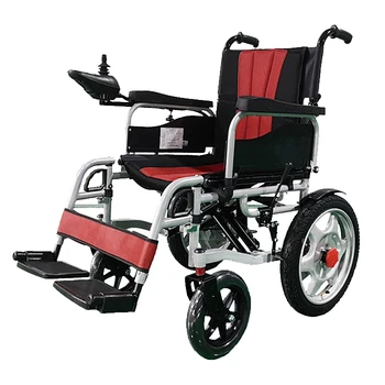 High quality Lightweight Portable Lithium Battery Motorized Wheelchair Folding Electric Wheelchair For Elderly People wheelchair