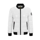 Down Jacket New Arrivals Winter Shiny Sliver Puffy Down Coat Men's Bomber Jacket