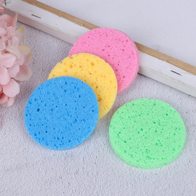 compress facial sponges disposable biodegradable cleaning products compressed cellulose sponge