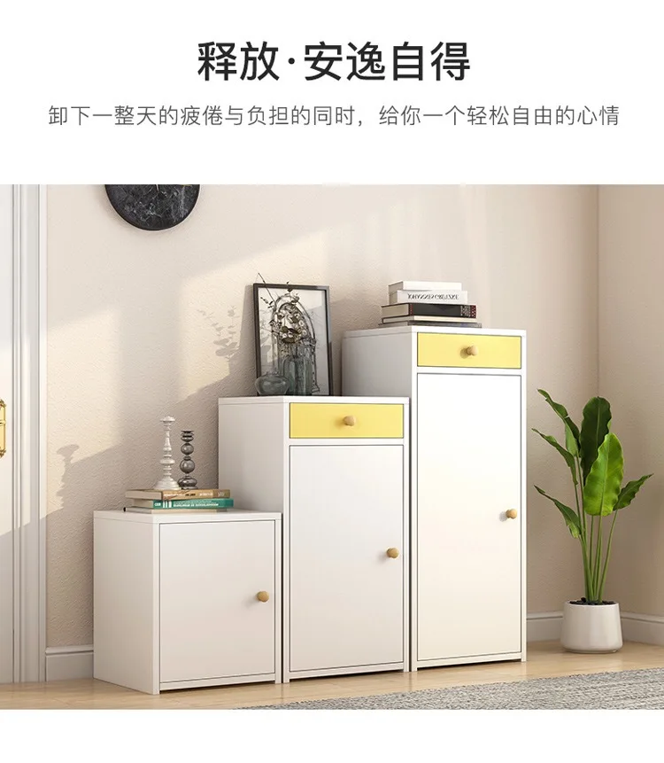 2021 home furniture closed solid Wooden Shoe Box Modern Shoes Storage Cabinet