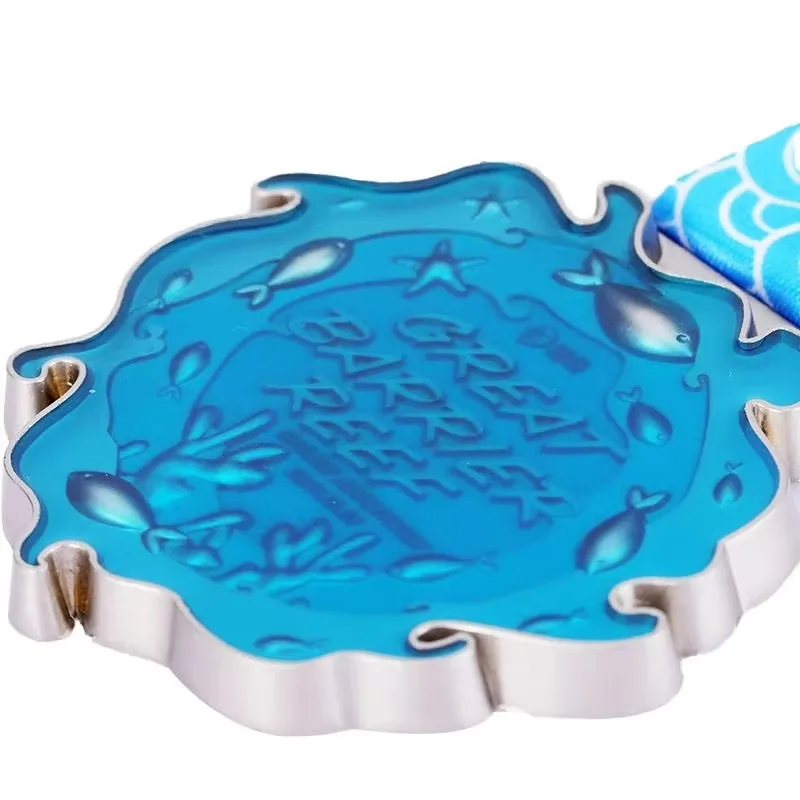 Wholesale Cheap Custom Design Your Own Zinc Alloy 3D Metal Award Marathon Running Sport Medal Ribbon supplier