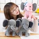 Toy Plush Plush Toy Stuffed Customized Q Version Animal Soft Toy Custom Plush Gray Stuffed Elephant