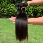 Guangzhou Hair Factory Indian Kinky Straight Hair Bundle Wholesale Virgin Mink Human Hair Thick 30" Straight Hair Bundle