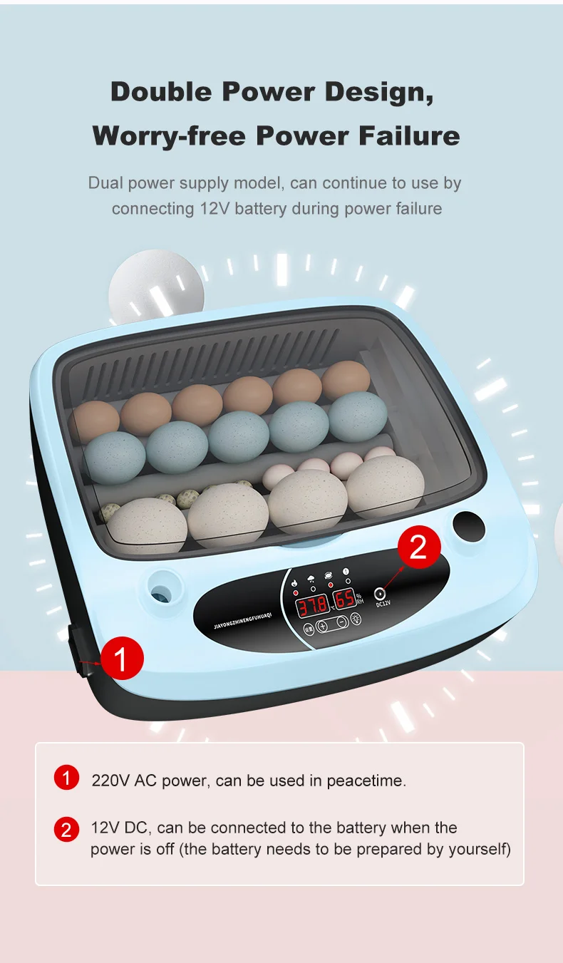 99 Hatching Rate Chicken Eggs Automatic Incubator Egg Incubators