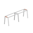 Seats Table Table Frame Manufacturer Modern Office Furniture 2 Seats Workstation Legs Steel Table Frame