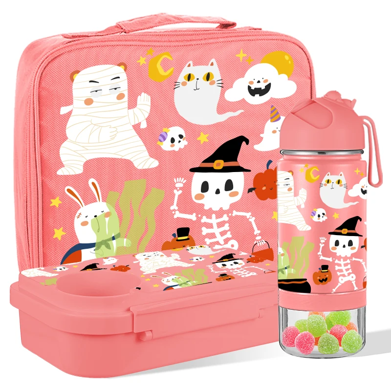 Customized Color Kids Lunch Box Food Grade Plastic Food Container Dishwasher Safe In School