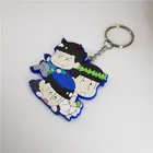 Key Chain Custom Rubber 3D Soft Pvc Keychain Plastic Customized Name Keychain Pvc Rubber Key Chain