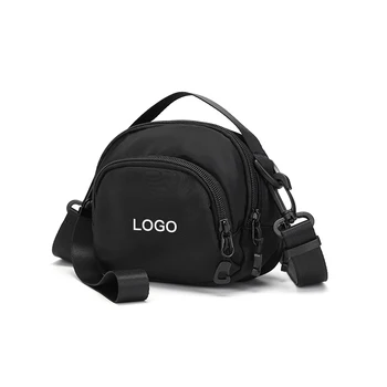 10 MOQ custom logo high quality men's Cross shoulder bag crossbody bag waterproof mini sling bag Multiple pockets