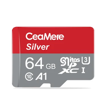 100% Authentic Wholesale Ceamere 32GB 64GB 128GB 256GB Flash Micro TF SD Memory Cards Class 10 U3 A1 Micro Memory SD 32GB Card