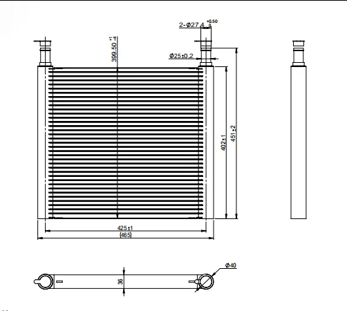 Replacement Aluminium Microchannel Evaporator, 220 V - detail 14