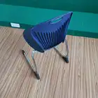 Oval Tube C Shape Leg PP Plastic Back Chairs Foot For School