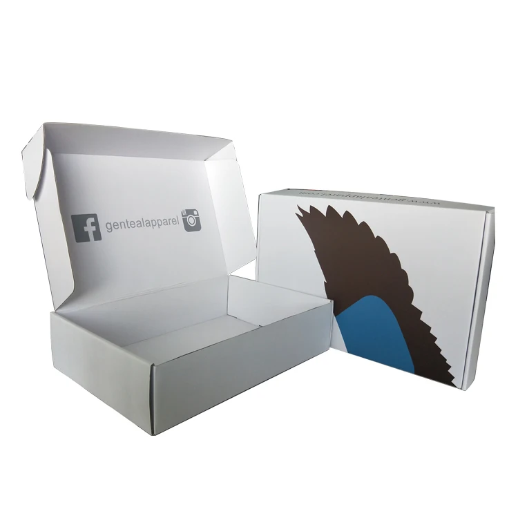 rigid folding cardboard corrugated paper costume packaging for